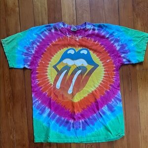 The Rolling Stones Tour Tie-Dye Short Sleeve Tee
